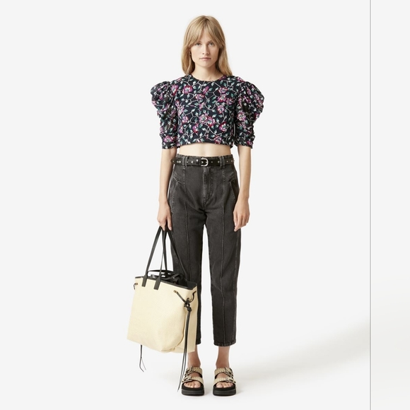 Isabel Marant Tops - Isabel Marant Étoile Silva Floral Puff Sleeve Top NWT